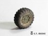E.T. Model ER35-060 Soviet SS-23 Spider Tactical Ballsitic Missile Weighted Road Wheels For HOBBYBOSS 85505 1/35